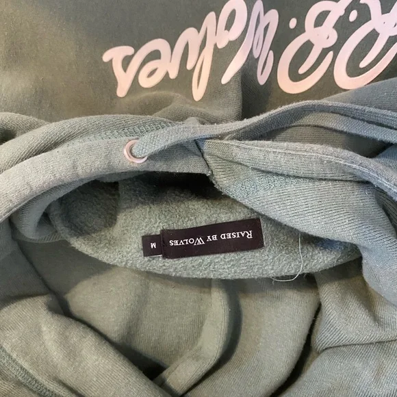 Raised by Wolves Script Hoody - Picture 3 of 4